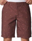 Columbia Men's Washed Out Printed Shorts Light Raisin Hammocked - Booley Galway