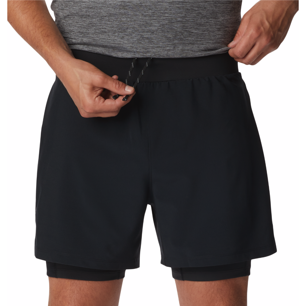 Columbia Men&#39;S Endless Trail 2-in-1 Shorts Black - Booley Galway