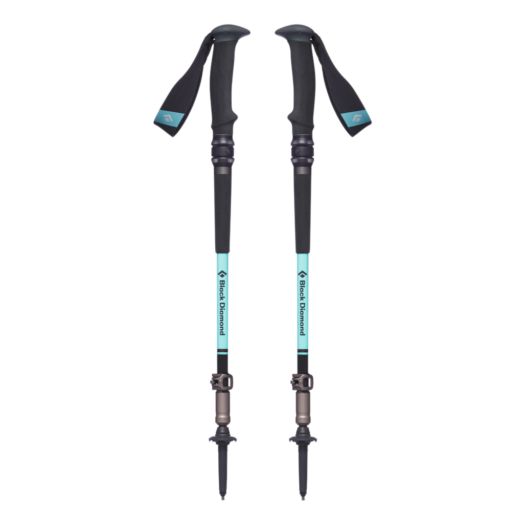 Black Diamond Women&#39;s Trail Pro Shock Trekking Poles Alpine Blue - Booley Galway