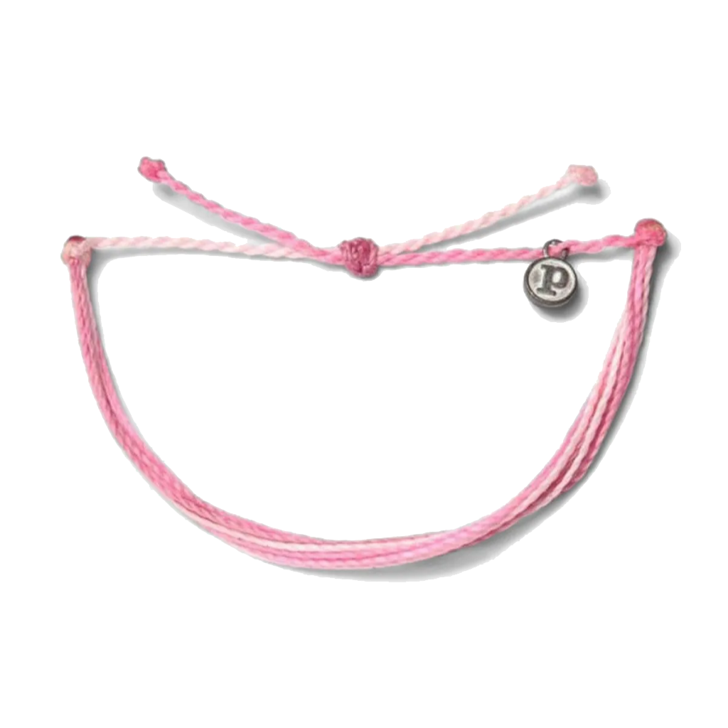 Pura Vida Charity Original Bracelet Boarding For Breast Cancer - Booley Galway