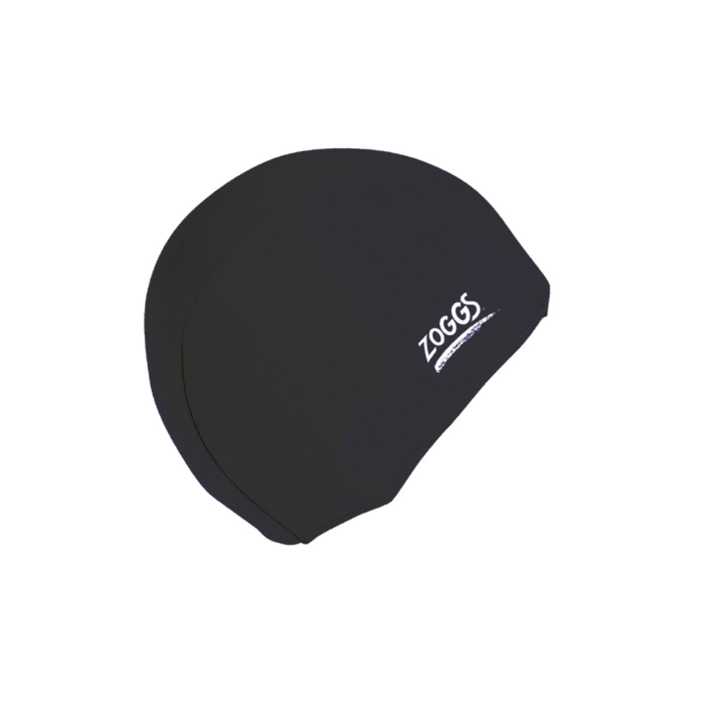 Zoggs Deluxe Stretch Swimming Cap Black - Booley Galway