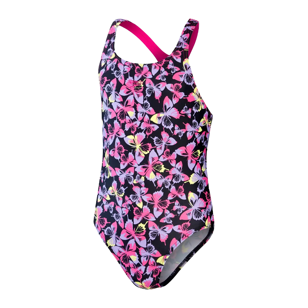 Speedo Kids Allover Medalist Black / Pink - Booley Galway