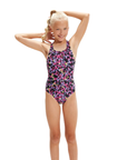 Speedo Kids Allover Medalist Black / Pink - Booley Galway