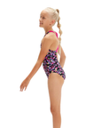 Speedo Kids Allover Medalist Black / Pink - Booley Galway