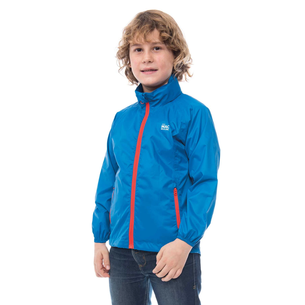 Mac in a Sac Kids Origin Jacket Electric Blue - Booley Galway