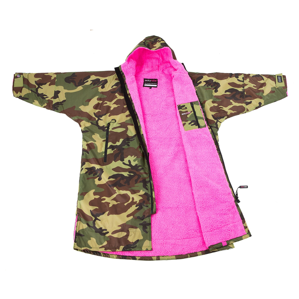 Dryrobe Advance L/S Camouflage / Pink- Booley Galway