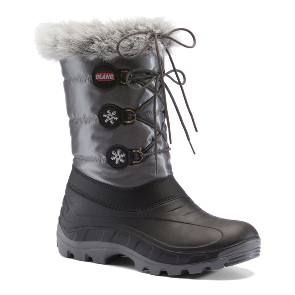 Women&#39;s Patty Snow Boots Anthracite - Booley Galway