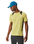 The North Face Men's Athletic Outdoor Glacier Tee Acid Yellow White Heather - Booley Galway
