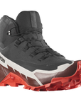 Salomon Men's Cross Hike 2 Mid GTX Black / Bitter Chocolate / Fiery Red - Booley Galway