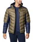 Columbia Men's Labyrinth Loop Hooded Jacket Stone Green / Collegiate Navy  - Booley Galway