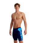 Funky Trunks Men's Training Jammers Bashed Blue - Booley Galway
