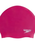 Speedo Moulded Silicone Cap Pink - Booley Galway 5053744680583