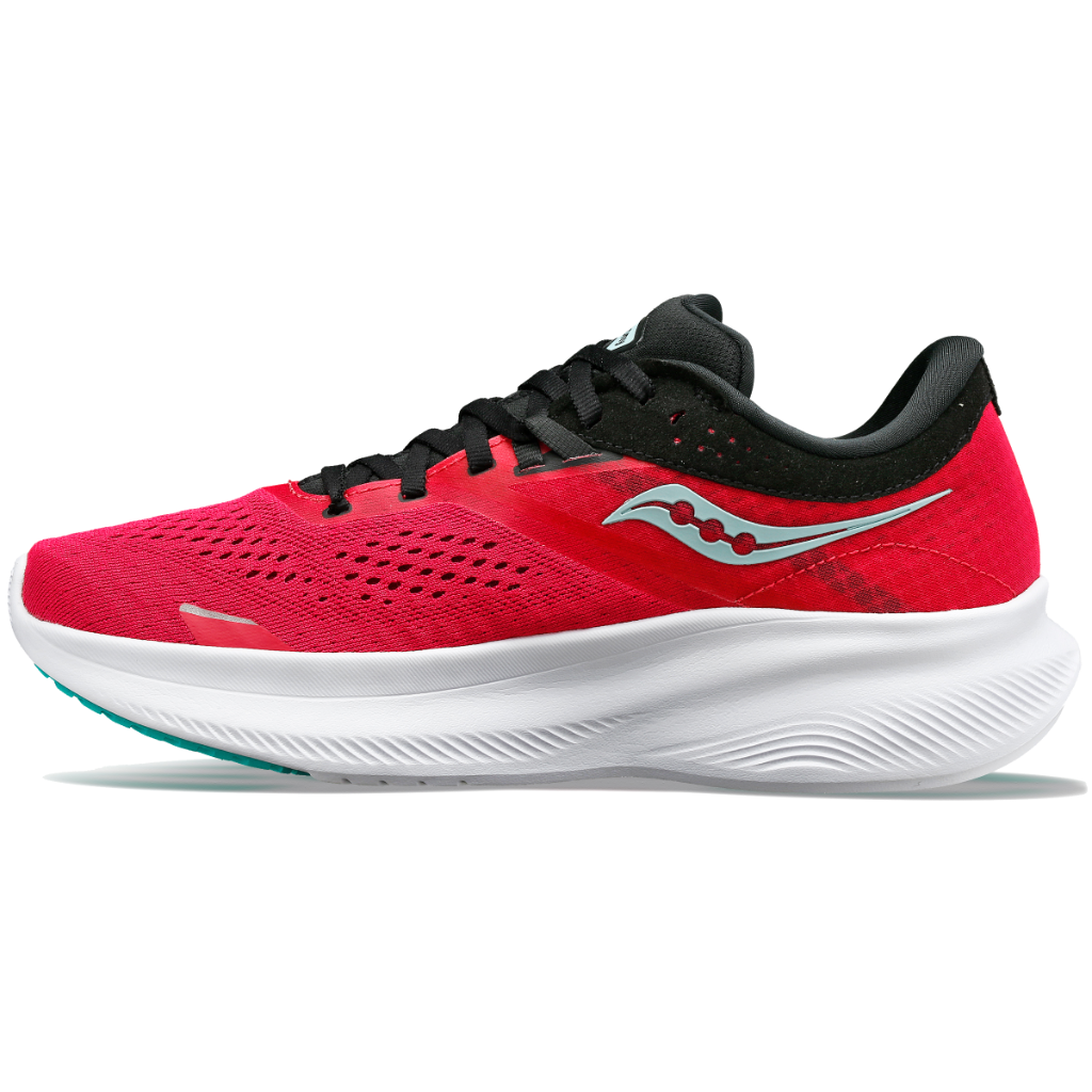 Saucony Women&#39;s Ride 16 Rose / Black - Booley Galway
