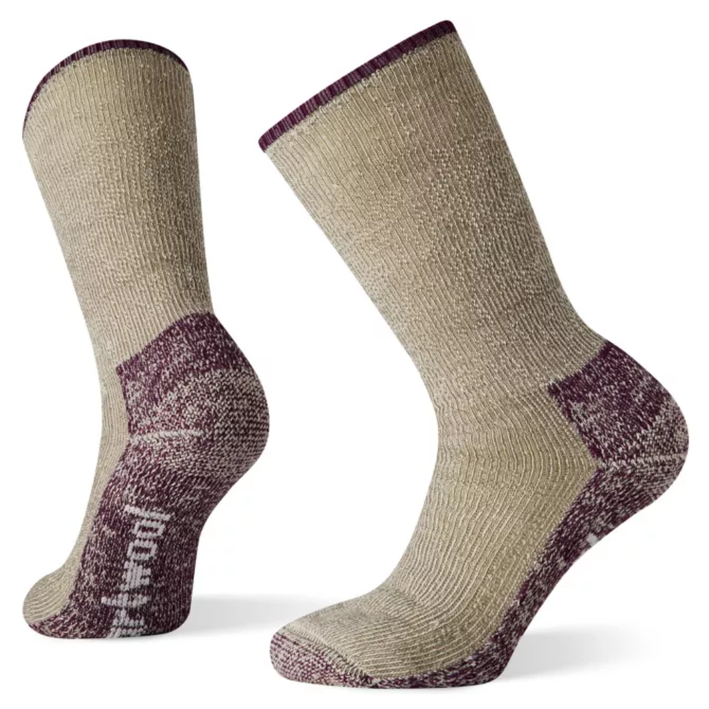 Smartwool Women&#39;s Mountaineer Classic Edition Maximum Cushion Crew Socks Taupe - Booley Galway