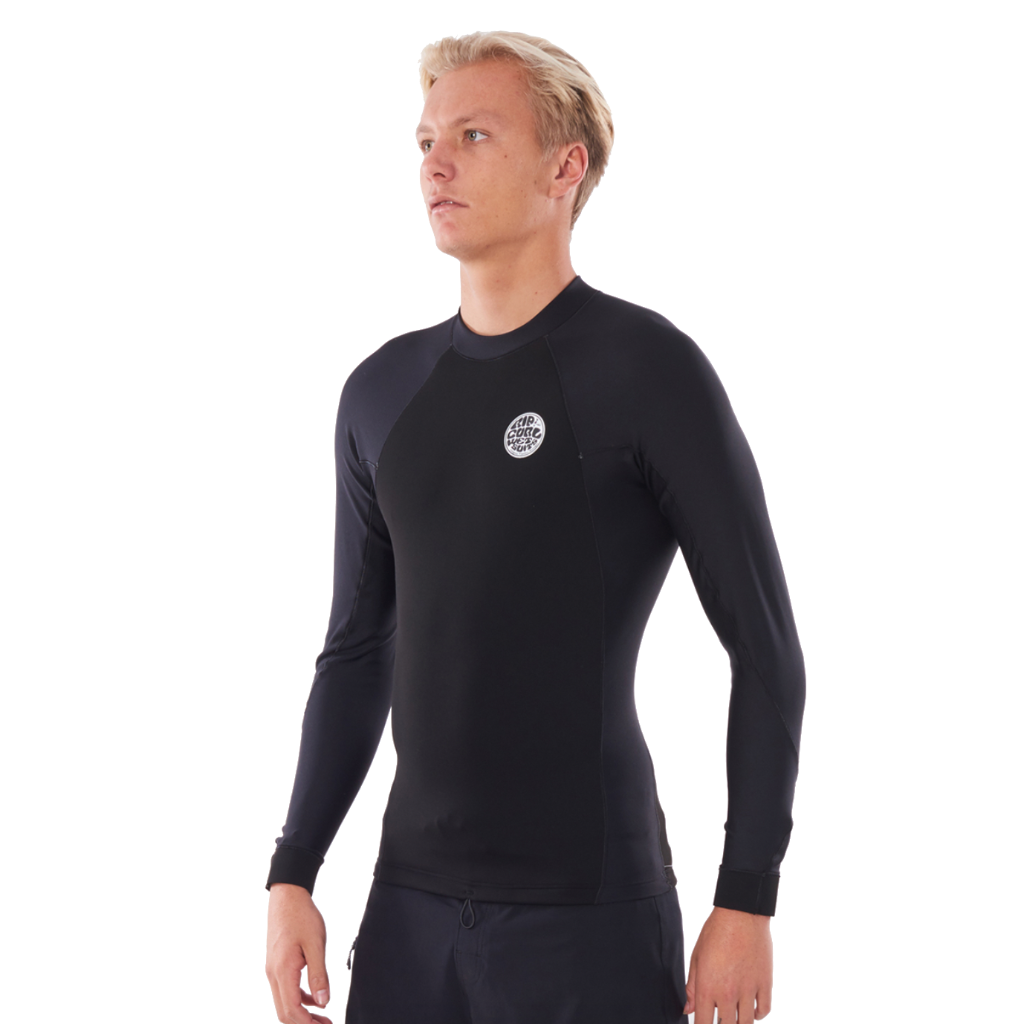 Rip Curl Men&#39;s FlashBomb Neo 0.5mm Poly Long Sleeve Black - Booley Galway