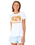 Rip Curl Women's Surf Revival Tee White - Booley Galway