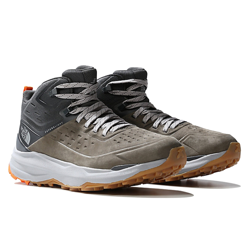 The North Face Men&#39;s Vectiv Exploris II Mid Leather New Taupe Green / Asphalt Grey - Booley Galway