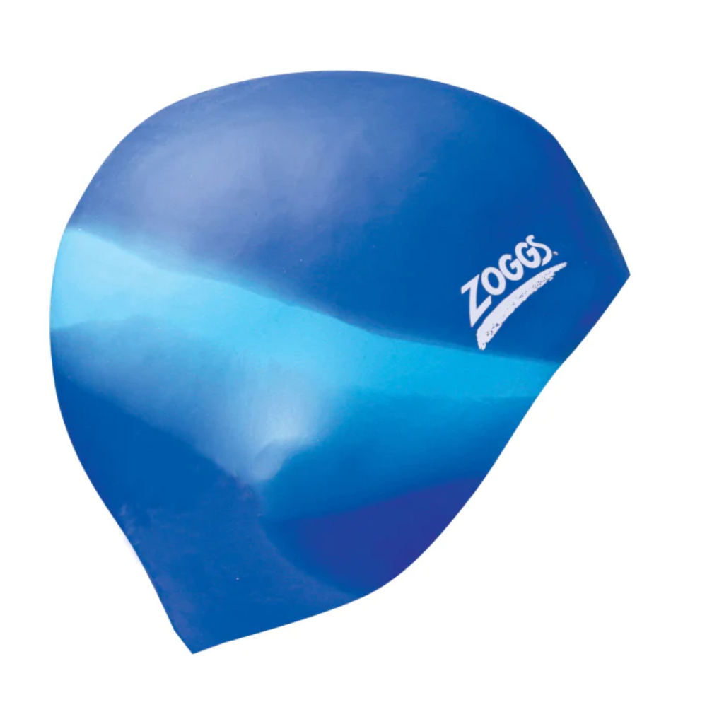 Zoggs Silicone Swim Cap Multi Colour Blue / Light Blue - Booley Galway