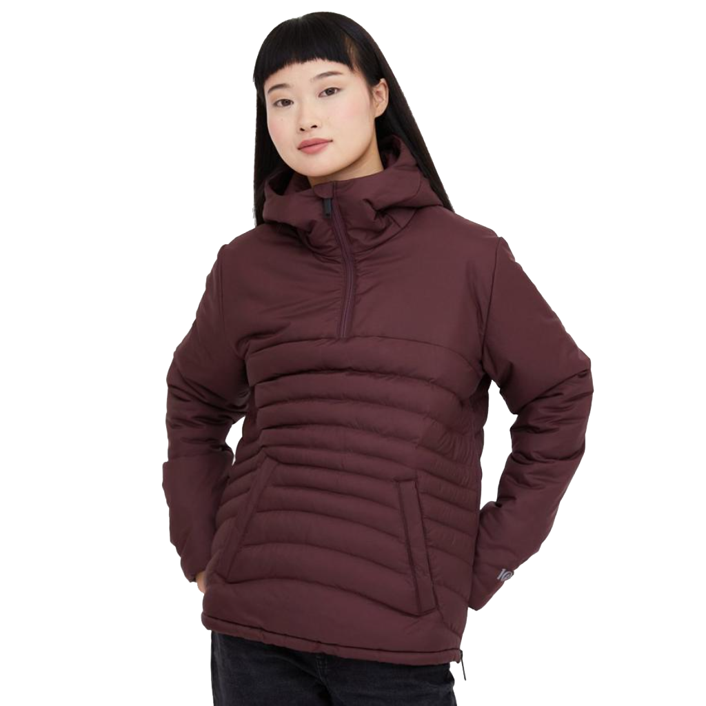 Tentree Women&#39;s Cloud Shell Anorak Mulberry - Booley Galway