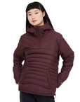 Tentree Women's Cloud Shell Anorak Mulberry - Booley Galway