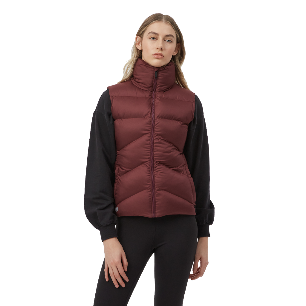 Tentree Women&#39;s Cloud Shell Puffer Vest Fig - Booley Galway