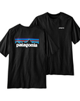 Patagonia Men's P-6 Logo Responsibili-Tee Black - Booley Galway