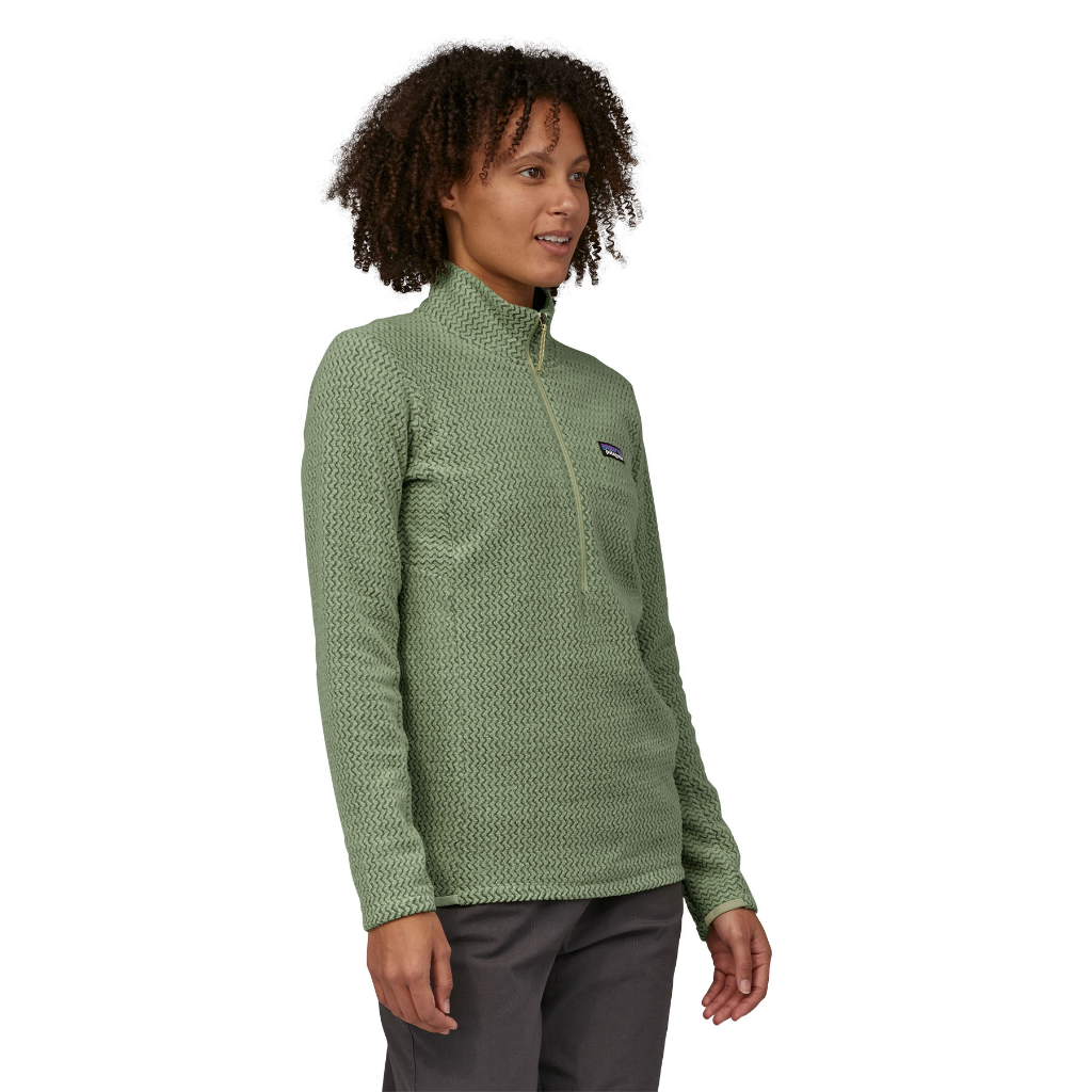 Patagonia Women&#39;s R1 Air Zip-Neck Salvia Green - Booley Galway