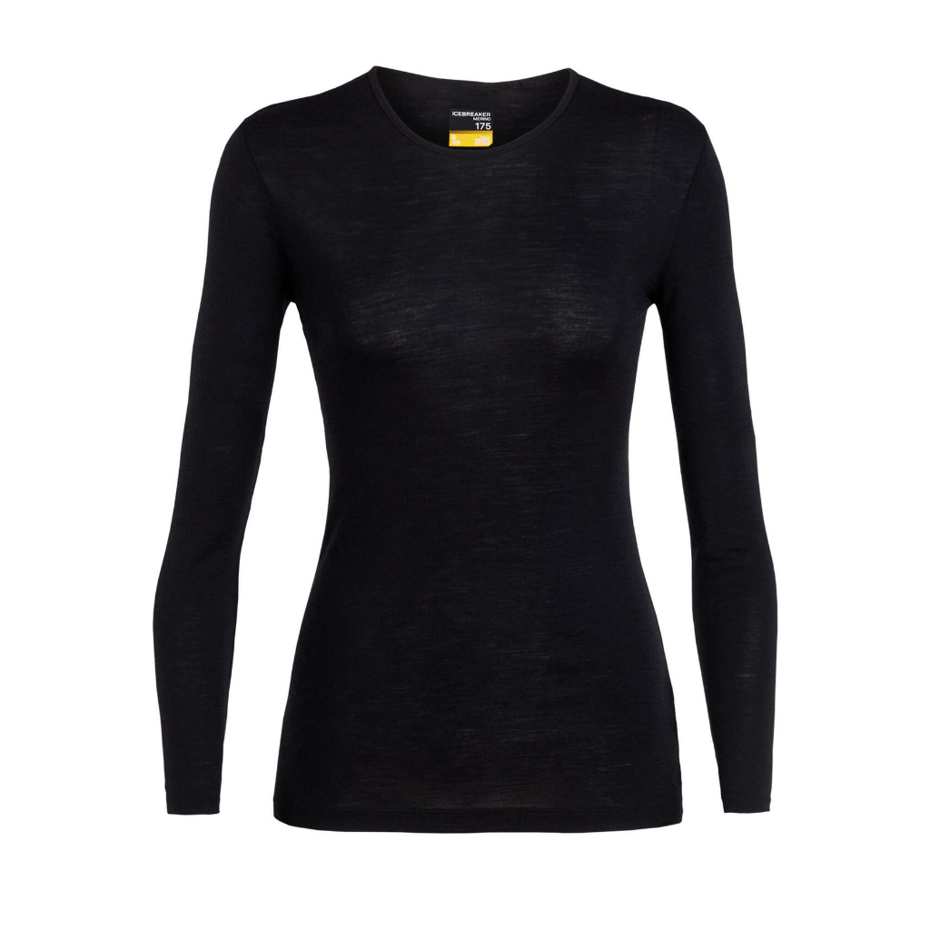 Women&#39;s 175 Everyday L/S Crewe Black - Booley Galway