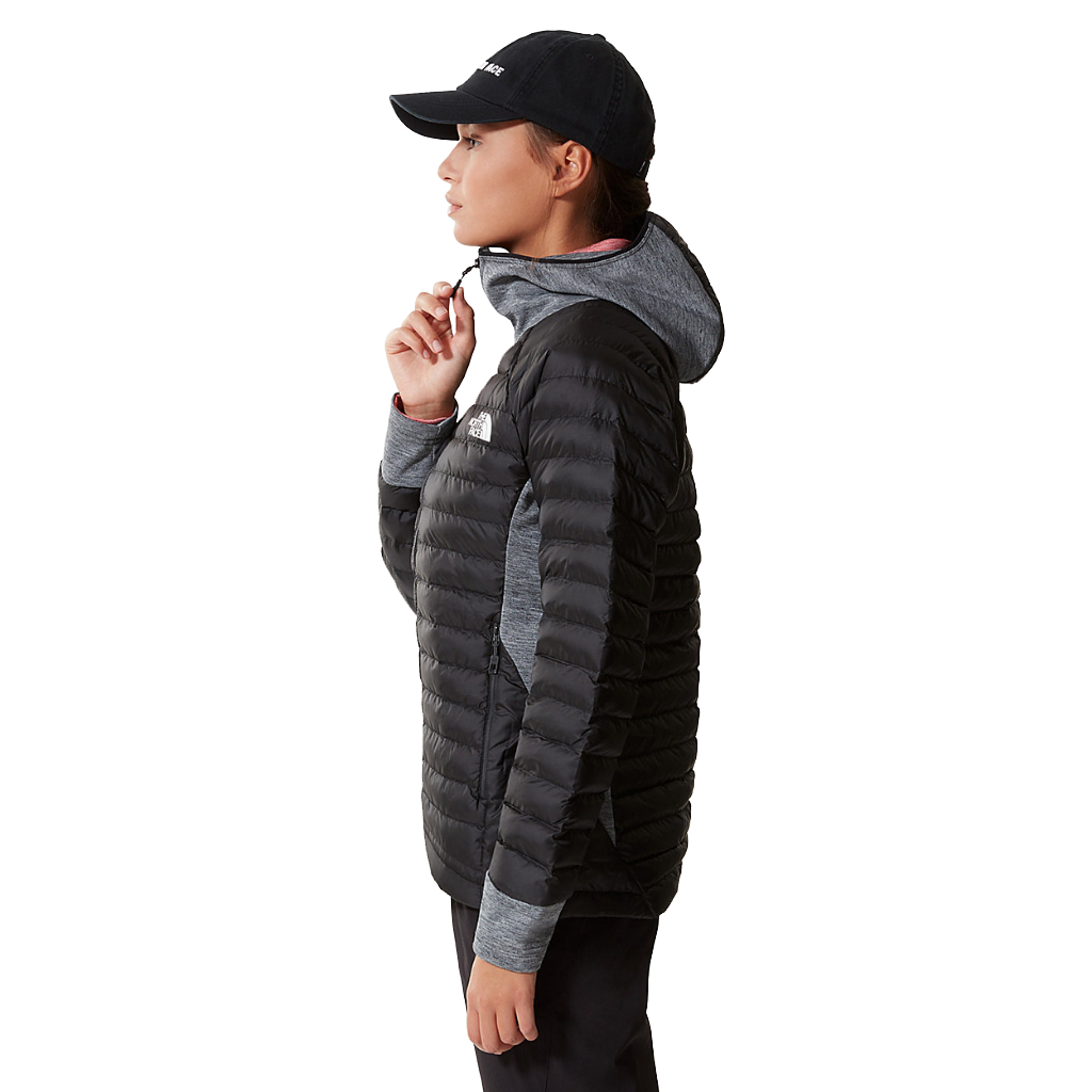The North Face Women&#39;s Athletic Outdoor Hybrid Insulated Jacket TNF Black / Asphalt Grey White Heather - Booley Galway