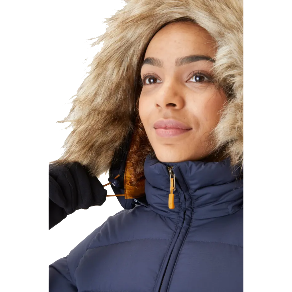 Rab womens deep cover parka army sales