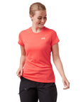Women's HH Lifa Active Solen T-Shirt Hot Coral - Booley Galway