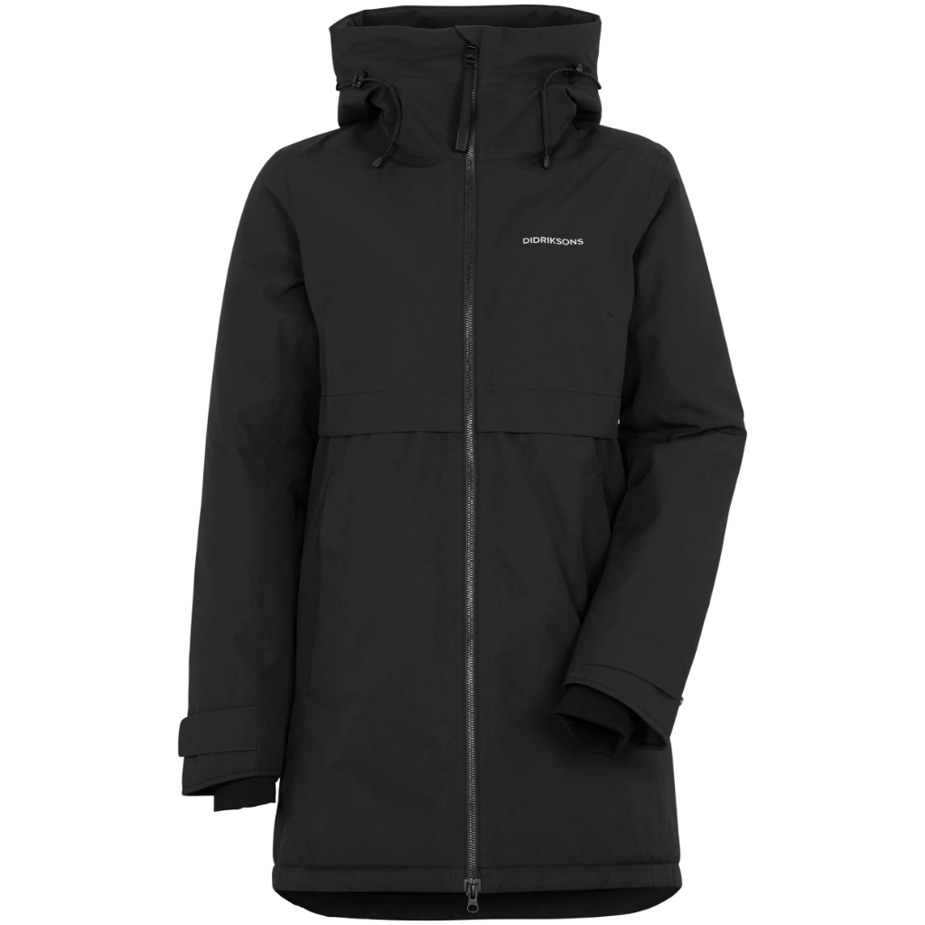 Didriksons Women&#39;s Helle Parka 5 Black - Booley Galway