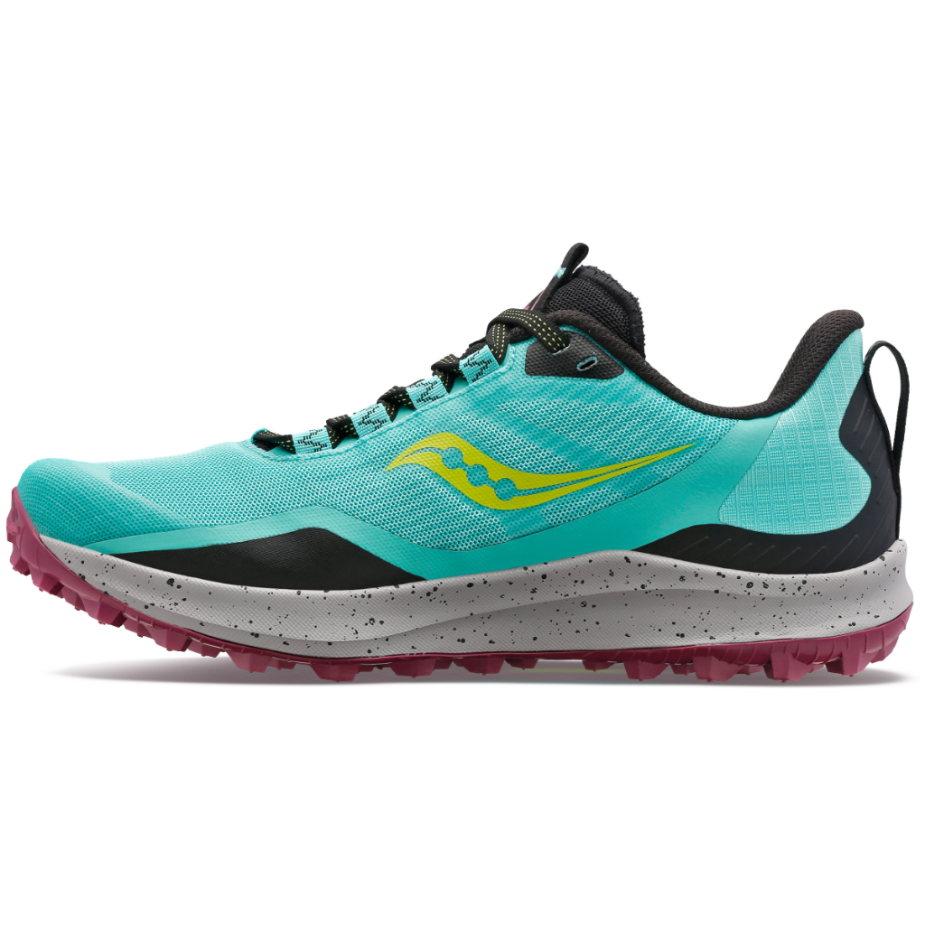 Saucony Women&#39;s Peregrine 12 Cool Mint / Acid - Booley Galway