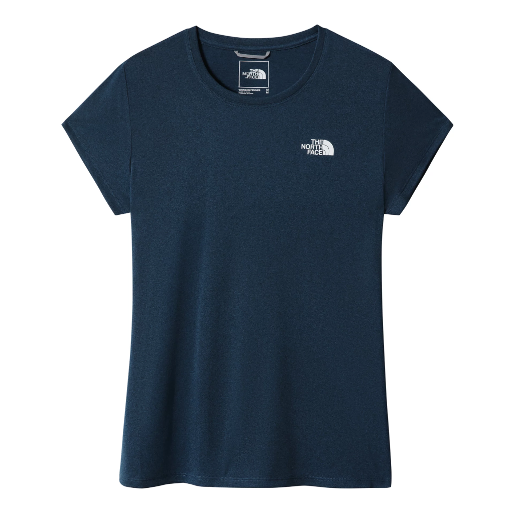 The North Face Women&#39;s Reaxion Amp S/S Crew Monterey Blue Heather - Booley Galway