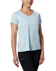 Women's Zero Rules S/S Shirt Spring Blue Heather - Booley Galway