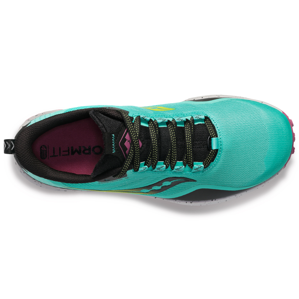 Saucony Women&#39;s Peregrine 12 Cool Mint / Acid - Booley Galway