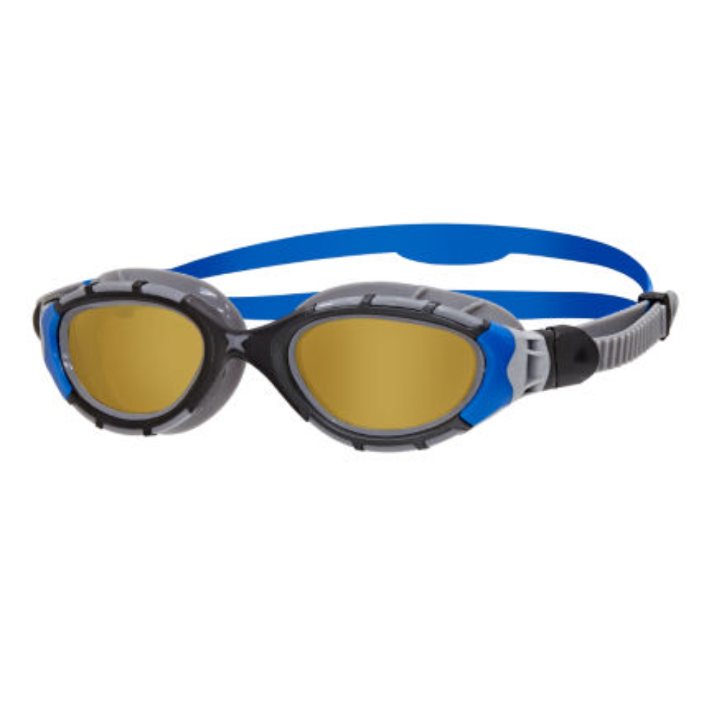 Zoggs Predator Flex Polarised Ultra Silver / Blue - Booley Galway