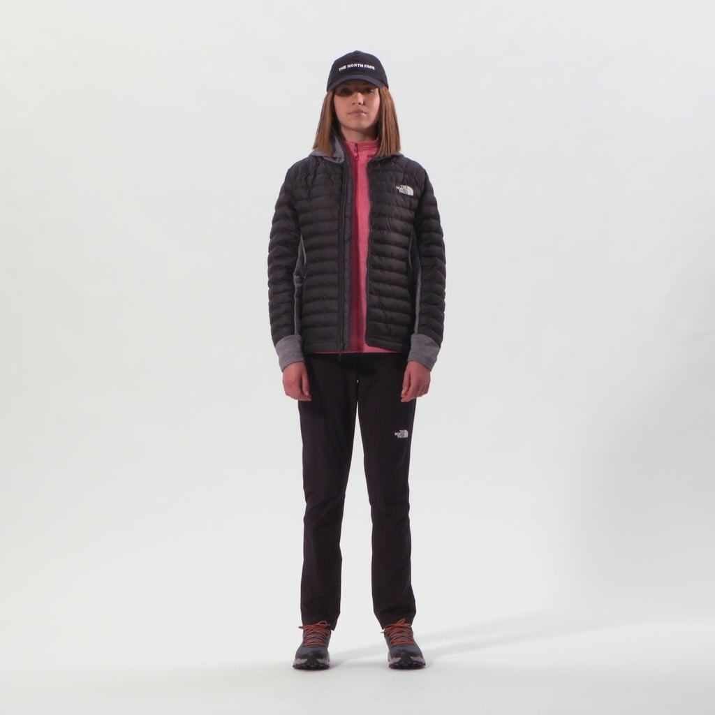 The North Face Women's Athletic Outdoor Hybrid Insulated Jacket TNF Black / Asphalt Grey White Heather - Booley Galway