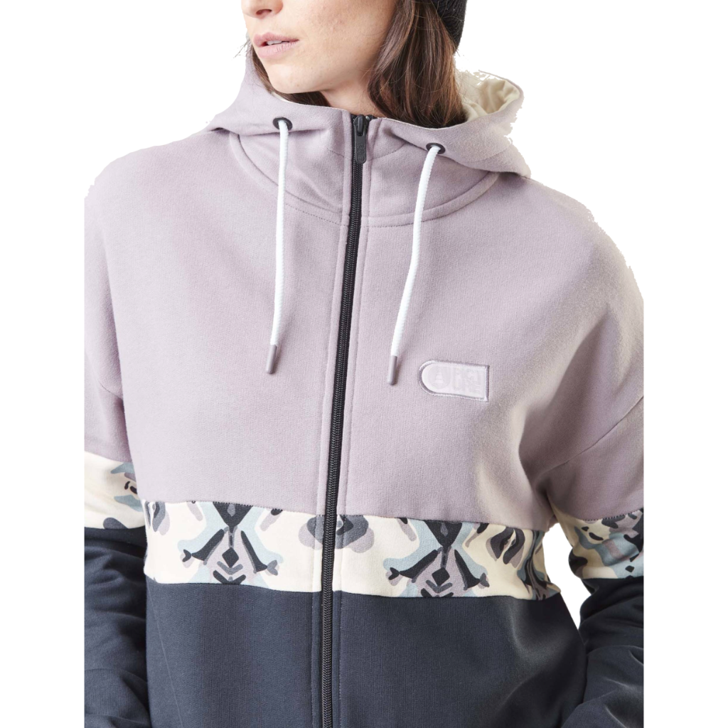 Picture Organic Clothing Women&#39;s Clairy Zip Hoodie Light Lavender - Booley Galway