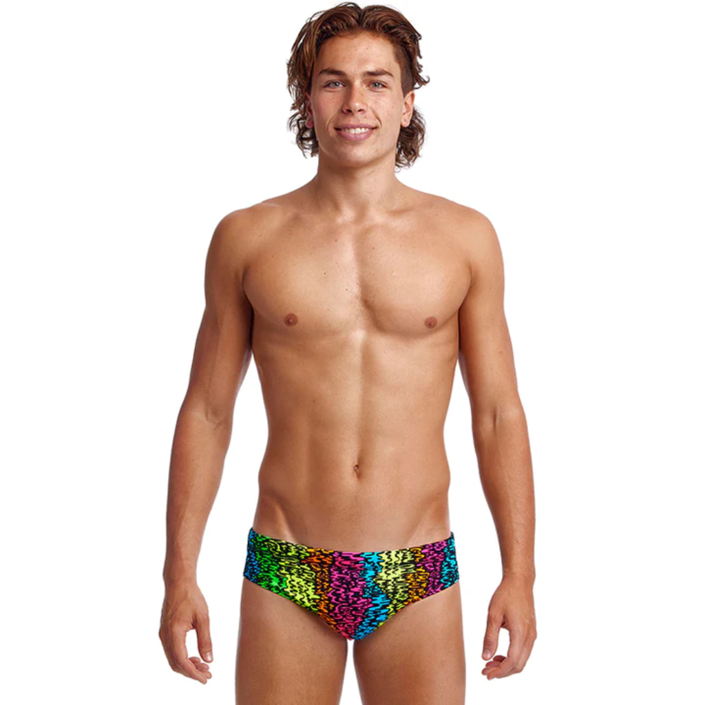 Funky Trunks Men&#39;s Classic Briefs Sunset West - Booley Galway