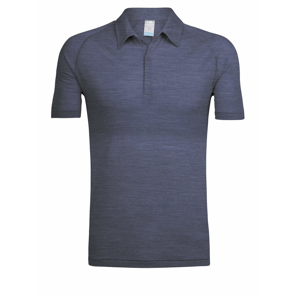 Men&#39;s Sphere S/S Polo Midnight Navy Heather - Booley Galway