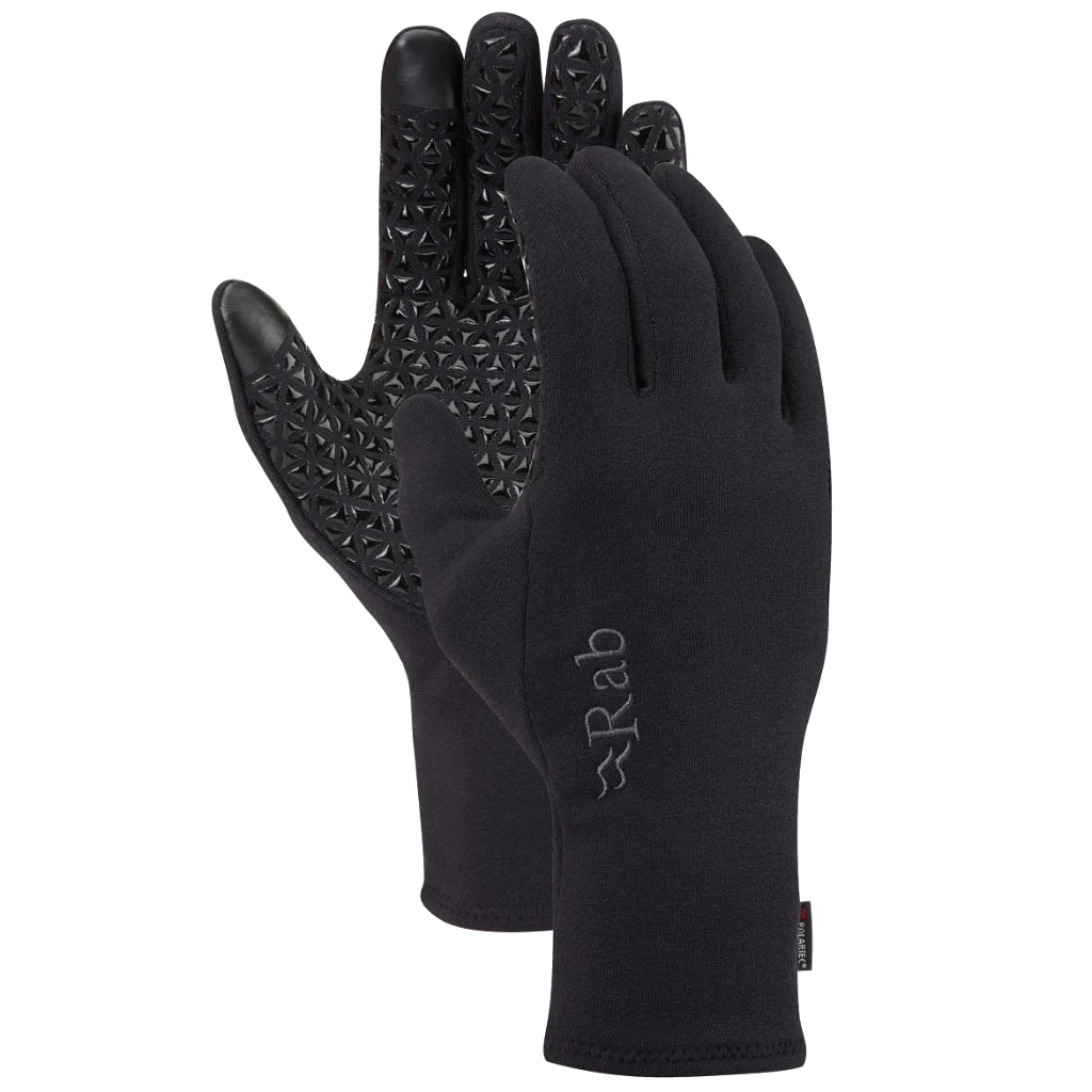 Rab Power Stretch Contact Grip Glove Black - Booley Galway