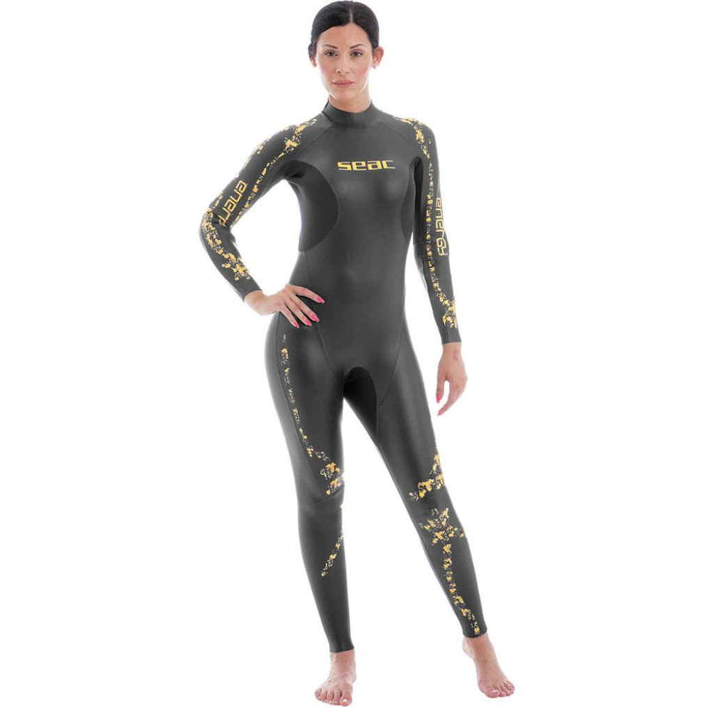 Seac Women&#39;s Energy One Piece 2mm Black - Booley Galway
