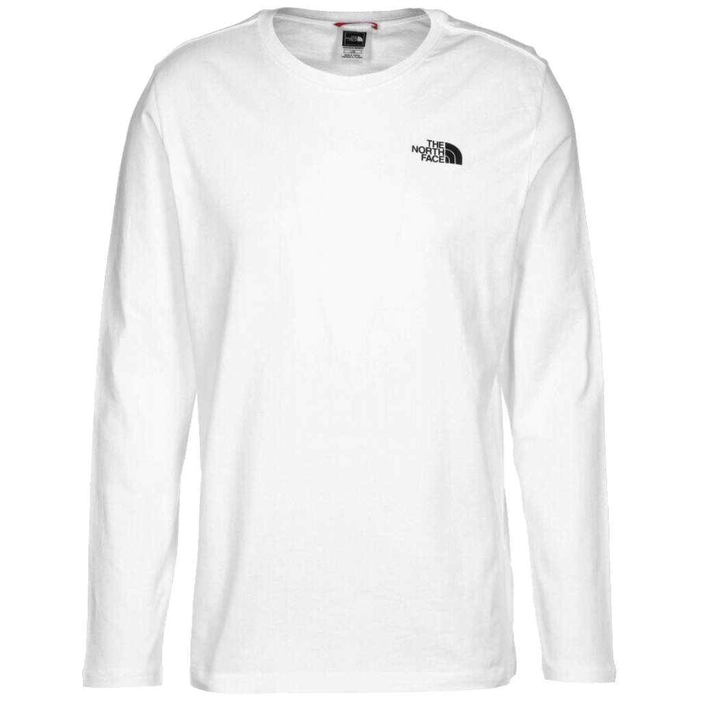 The North Face Men&#39;s Redbox L/S Tee TNF White - Booley Galway