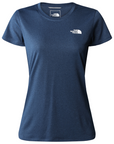 The North Face Women's Reaxion Amp S/S Crew Shady Blue Heather - Booley Galway