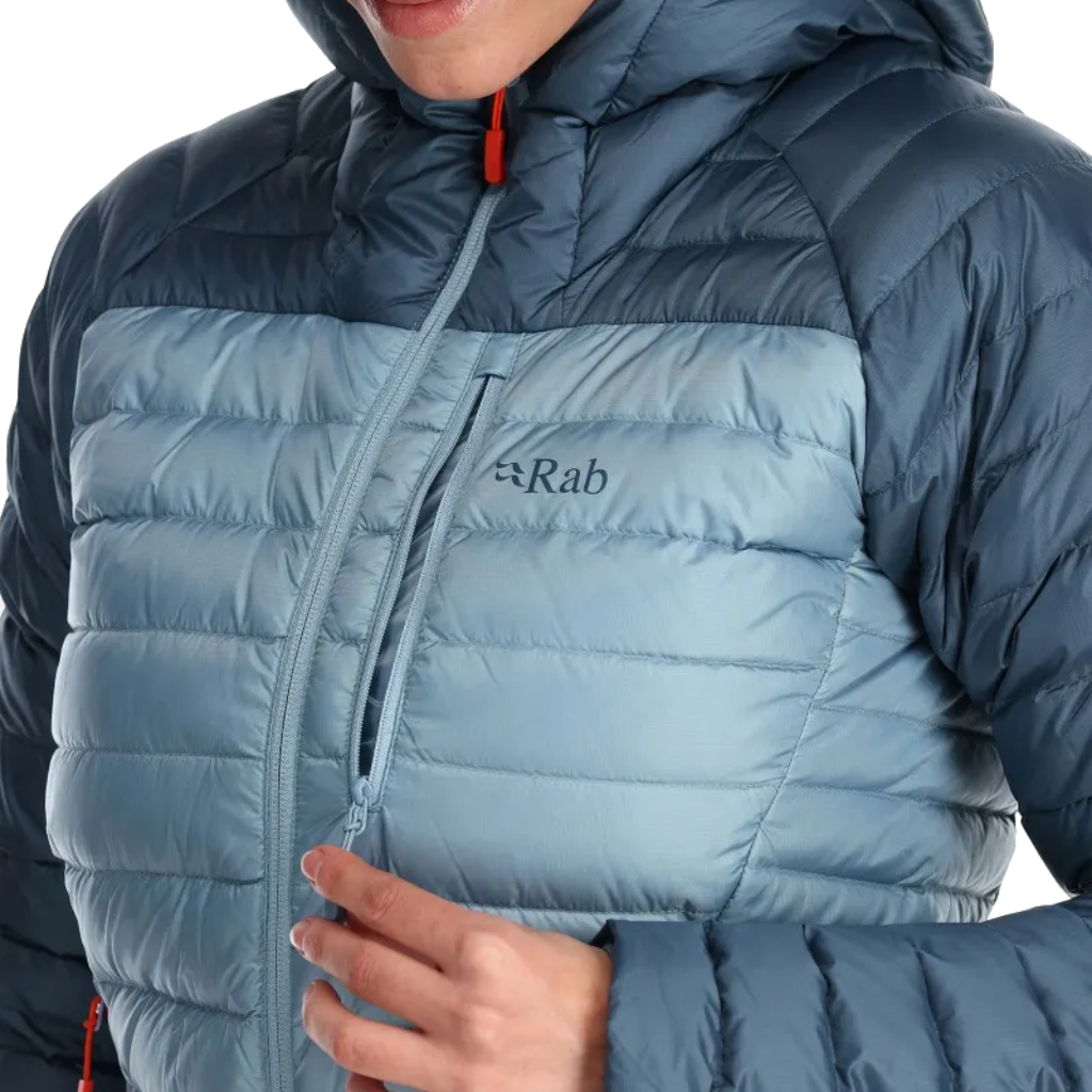 Rab womens microlight alpine jacket steel sales