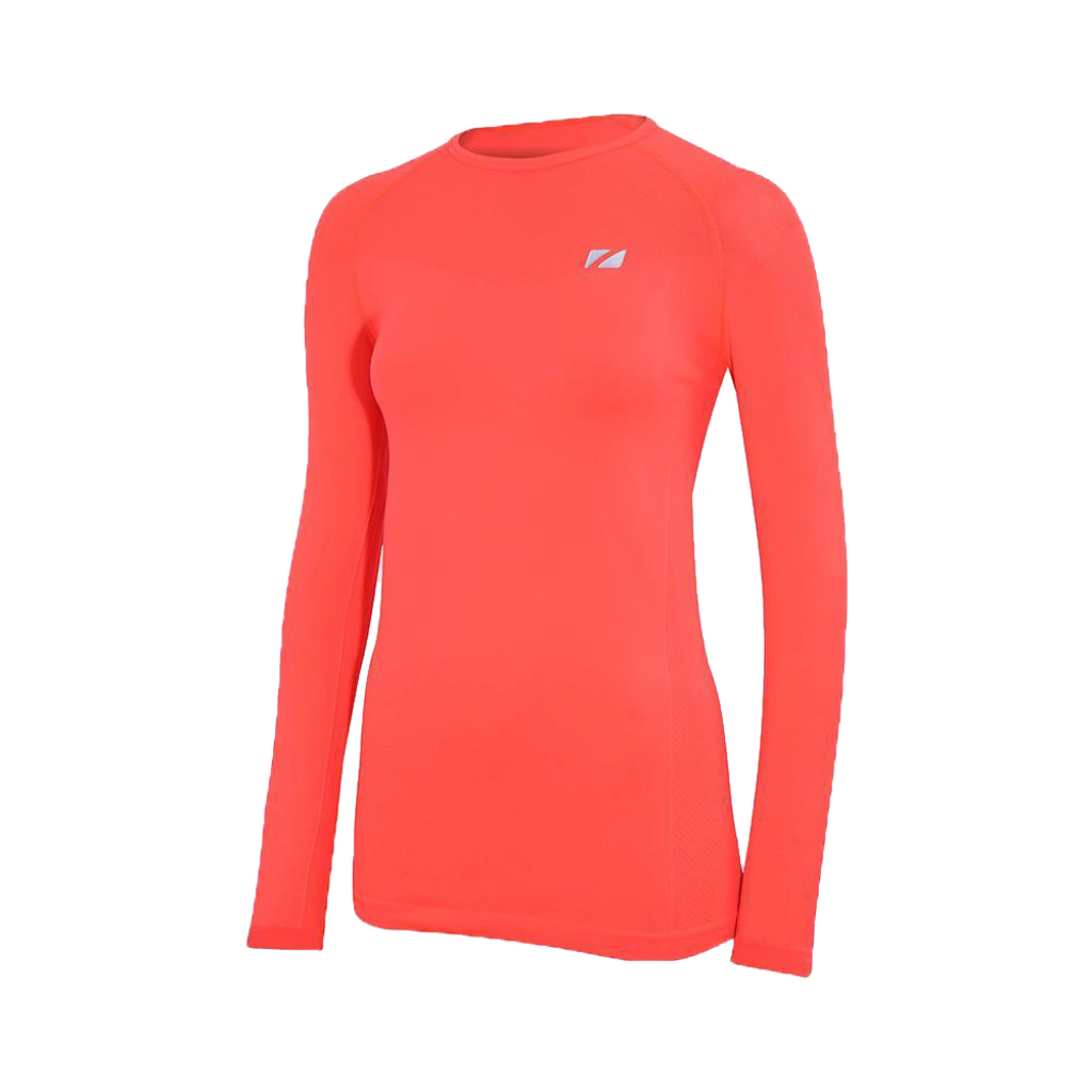 Zone3 Women&#39;s L/S Seamless Top HI-VIS / Coral - booley Galway